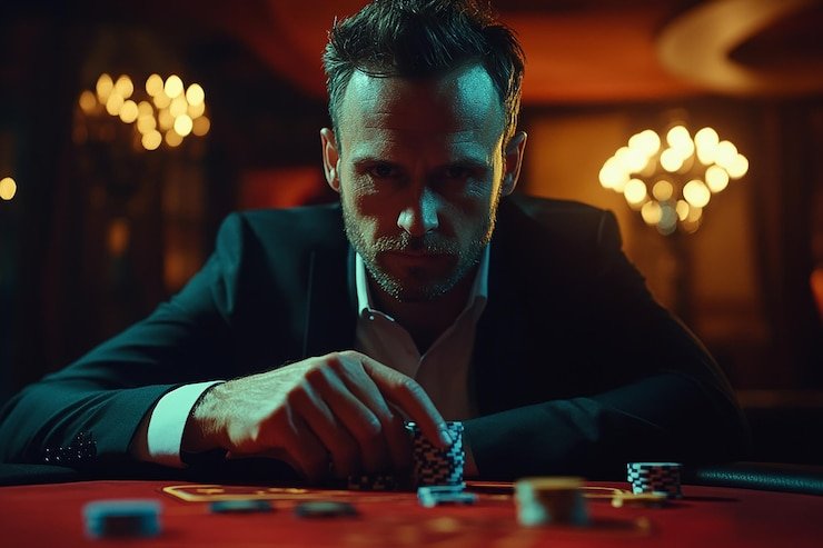Meja live dealer dengan dealer profesional dan kartu nyata di studio bandito4d